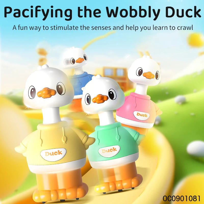 Cartoon duck car press push and go car baby products toys for kids of all types-toys