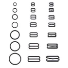 Adjuster Bra Buckle Alloy Bra Adjuster Swimsuit Coherer Ring And Slider And Hook Underwear Accessories Buckle