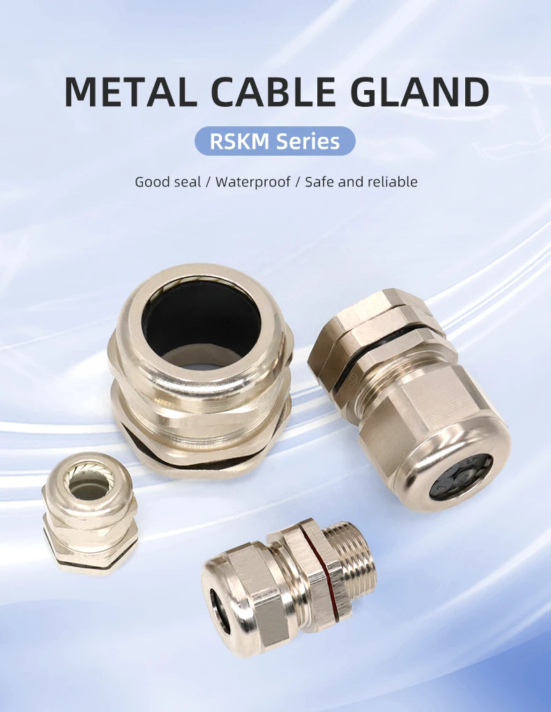 Waterproof Metal Multi Holes Cable Gland Waterproof Wire Cable