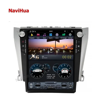 Navihua 12.1" Tesla style Android Car Radio for TOYOTA CAMRY LE 2012-2015 Touch Screen Stereo Video Audio GPS Car DVD Player