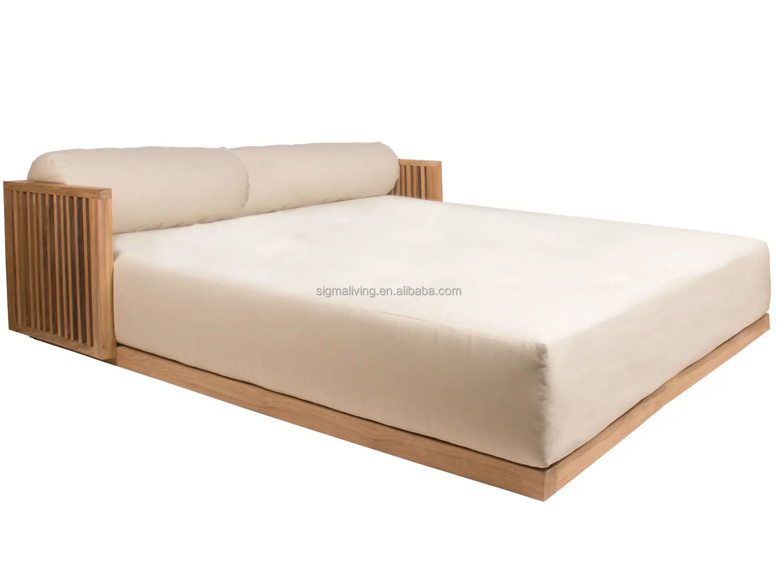 Outdoor patio garden sets teak daybed double daybed furniture double sun lounger