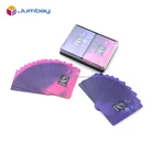 Set Poker New Design Plastic Playing Card High Quality Mid-east Zain Double Set 100% Plastic Playing Cards Poker Set
