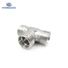 Union Fitting Hydraulic Fittings Stainless Steel DIN Union Tee