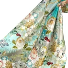 Style Silk High Quality Fresh Floral European Style Ink-jet Pure Silk Satin Digital Printed Silk Fabric