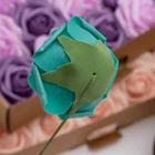 Roses Foam Flowers Wholesale Amazon Hot Sale 8CM Artificial Pe Foam Roses Flower Gift Box For Wedding And Party Decoration