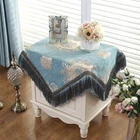 Woven Woven Chenille Plain Gift Business Custom Party Floral Wedding Luxury Tablecloths