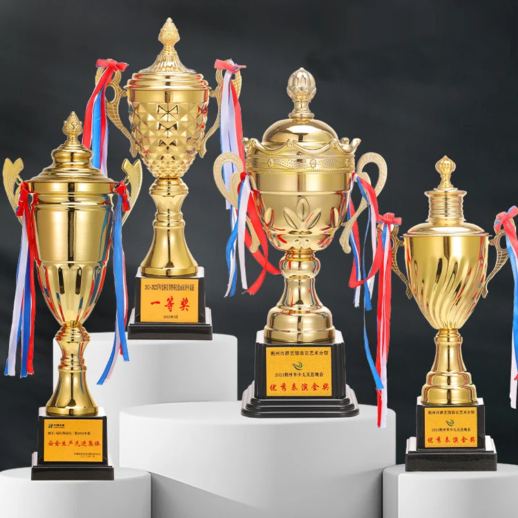 product factory wholesale professional gifts school taekwondo dance award gold silver copper custom sports metal trophy cup-31