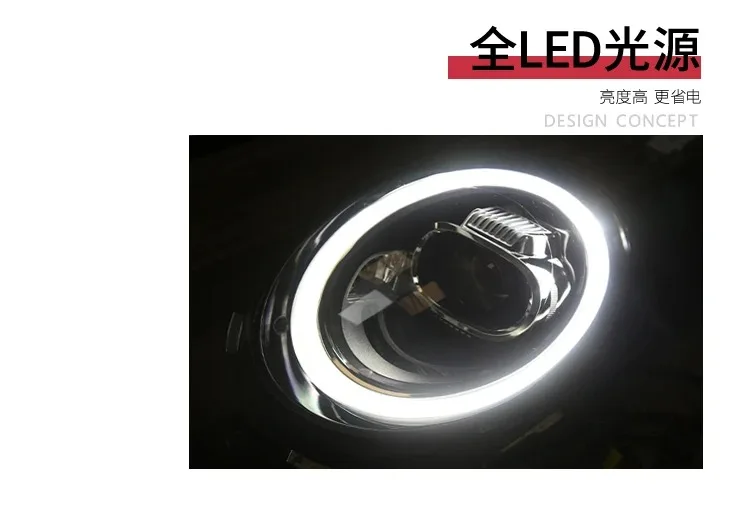 product plug and play head light led lights for bmw mini cooper f55 f56 headlights 2013 2018 front light accessories822-5