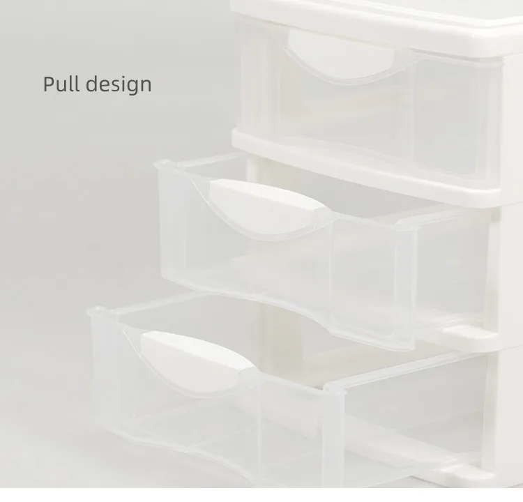 OWNSWING Plastic combination stationery file cabinet drawer type solid color storage cabinet multi-layer jewelrycontainer