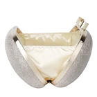 Golden Clutch Bags Bag 2021 Hot Selling Golden Evening Clutch Bags Wedding Shiny Handbags Chain Shoulder Bag