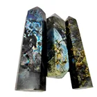 Natural Labradorite Hot Sale Natural Stone Crystal Labradorite Tower For Home Decoration