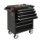 Tool Cabinet Cabinet JZD Cold-rolled Steel Rolling Tool Drawers With Casters Tool Trolley Steel Tool Cabinet Drawers