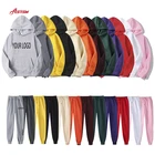Custom Unlined Designer Hoodie Custom Logo Print Blank Personalized Hoodies Mens Lightweight Sports Hoodie Set