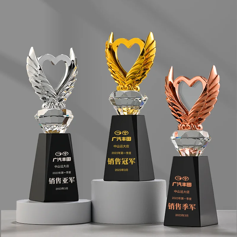 product luxury business custom unique trophies and awards sports trophy crystal craft customized star trophy for any corporate event-8