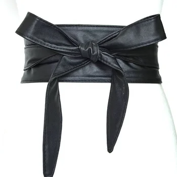 2021 factory black fashion obi western wide waist belt custom garment decoration pretty wide elastic belt women corset belt