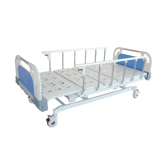 Stainless Steel Manual  Hospital Bed 3 functions  Adjustable bottom Price