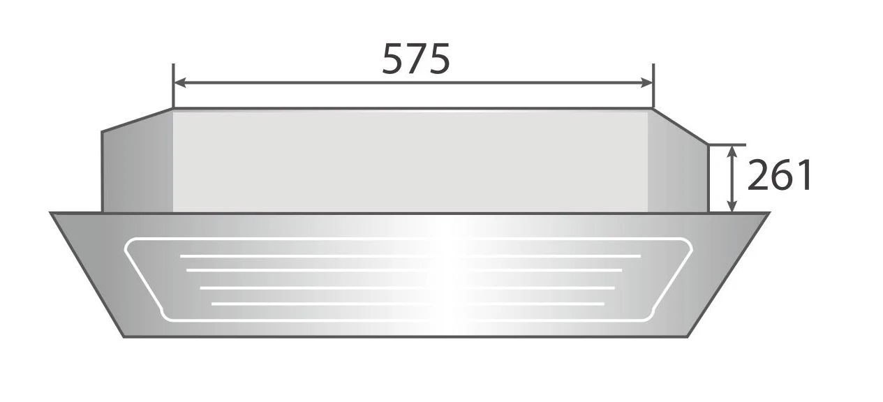 Ceiling Mounted Installation Fan, 300, CFM, 2.5kw, 4-pipe - detail 24