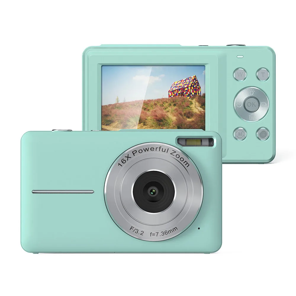 High Definition Digital Camera Mini Portable Beauty Selfie Camera Students Compact Design HD Photo Video Capture