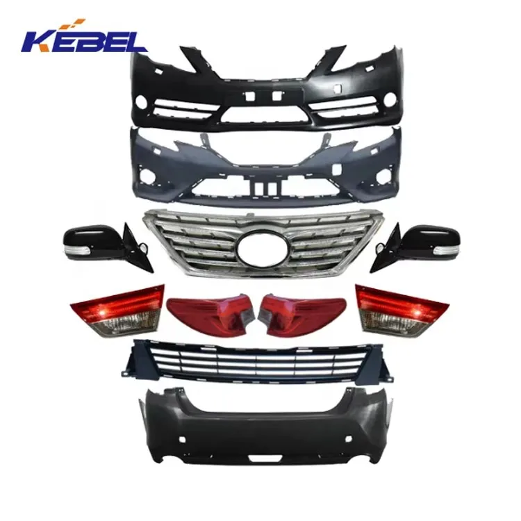 product kebel high quality car accessories wholesale price car bumpers rear oem 52159 0p905 car rear bumper for toyota reiz 2014-6