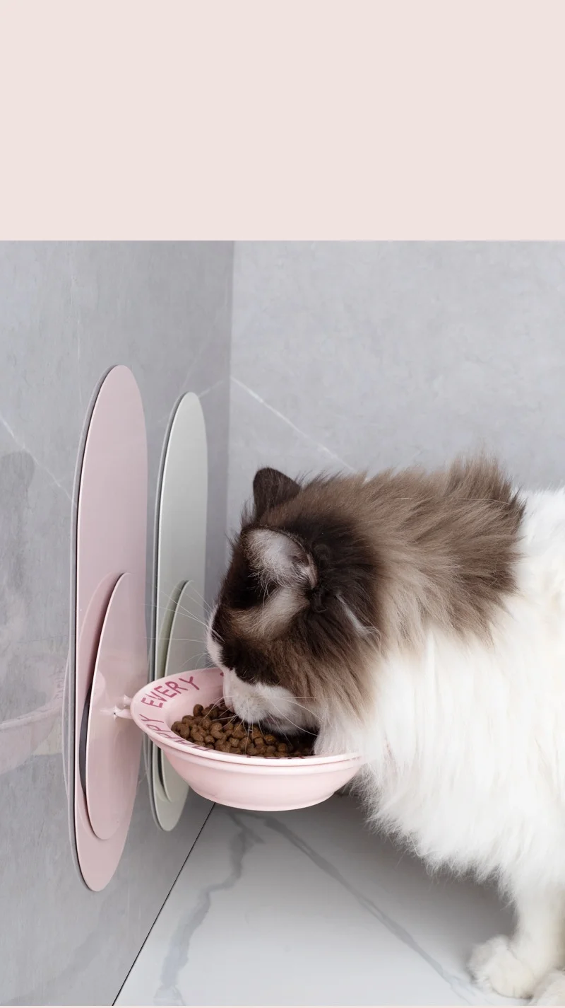New Ceramic Pet Bowl for Cats & Dogs Elevated Feeder with Adjustable Height & Angle Magnetic Bowl Pet Products manufacture