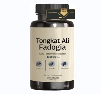 Tongkat Ali & Fadogia Agrestis, Enhanced with L-Citrulline and L-Arginine, Complex Herbal Supplement, 60 Capsules