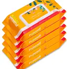 Flushable Cleaning Hygiene Wipes With Aloe And Vitamin E Made For Bathroom Body Baby Feet And Face