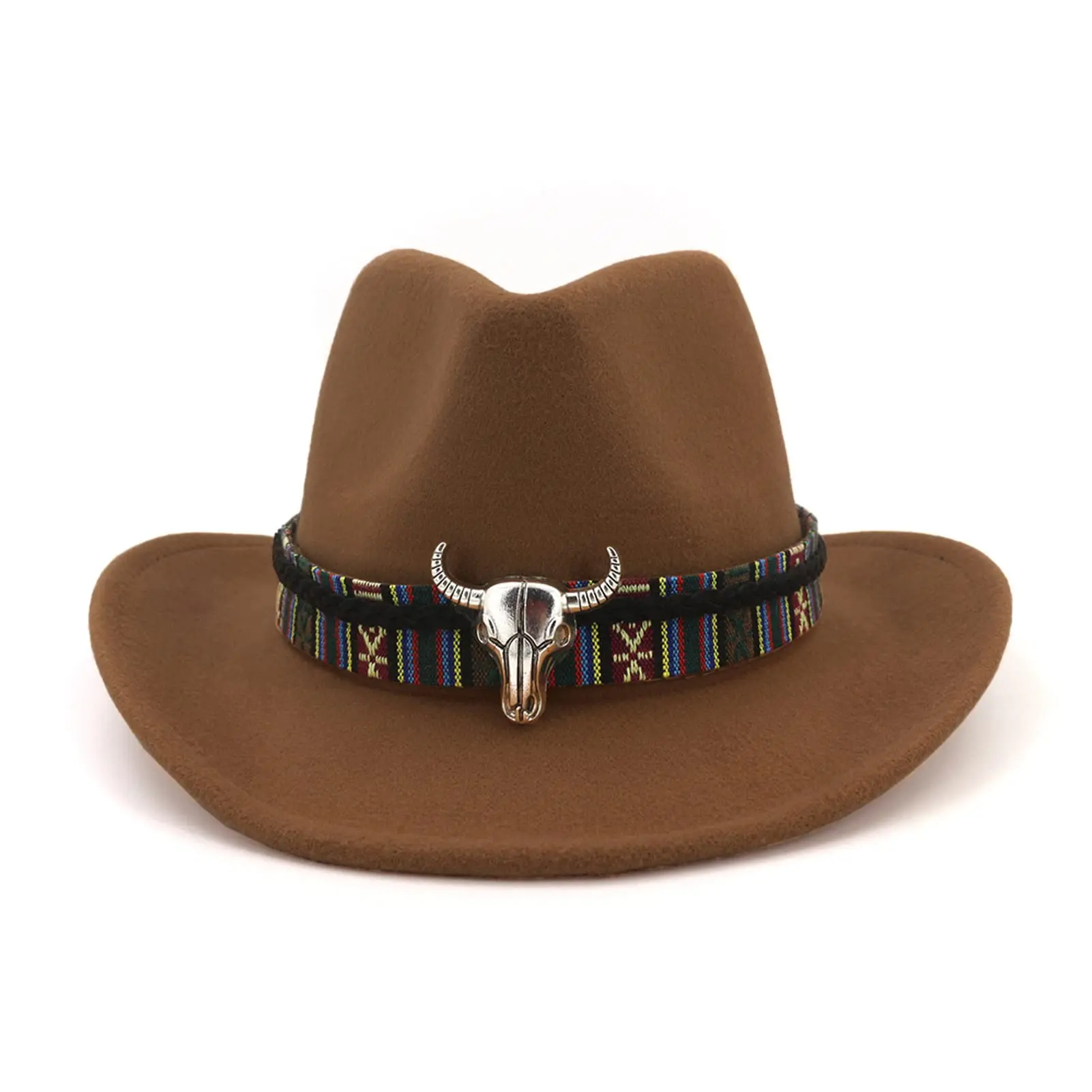 Band Woven Straw Cowboy Hat Cowgirl Hat 
