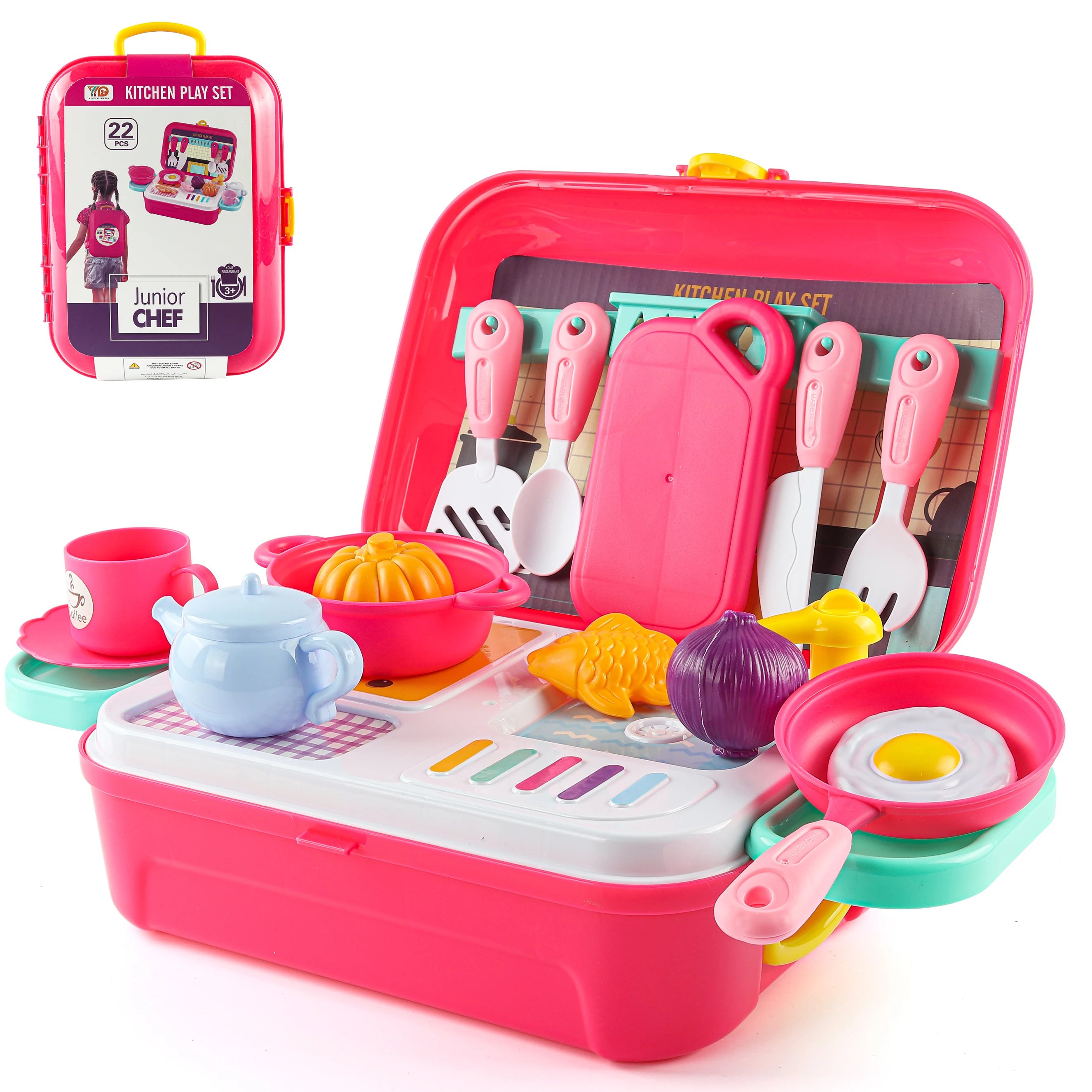 backpack kitchen set