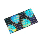 Label Silver Customize Hologram Advertising Safety Label With Logo Display Silver Seal Sticker