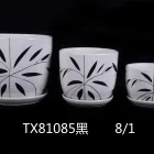 Pot Pots Plant Ceramic Pot Modern Decorative Garden Flower Pot Ceramic Pots For Succulent Cactus Plants Pot With Tray