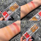 Colour GUICAMI 4 Colour Mini Eyeshadow Pigments Shine Brown Eyeshadow Popular Makeup