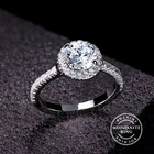 Ring Wedding Rings 2022 Rochime Fashion 1 Carat Engagement Custom Moissanite Ring Sterling Silver 925 Wedding Jewelry