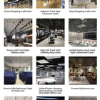 RONSE Linear Supermarket Lighting Angle Rotation Adjustable 50w Led Flat Panel Supermarket Lighting Led