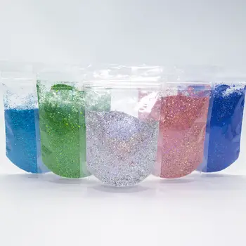 Bulk 2 oz Jars Extra Fine Polyester Glitter Powder Holographic Fine Glitter for Cosmetic Body Face Nail Tumbler