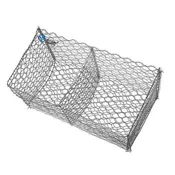 High Production Efficiency Galvanized Wire Mesh Hot Dipped Galvanized Low Carbon Steel Double-twisted Wire Basket for Stone