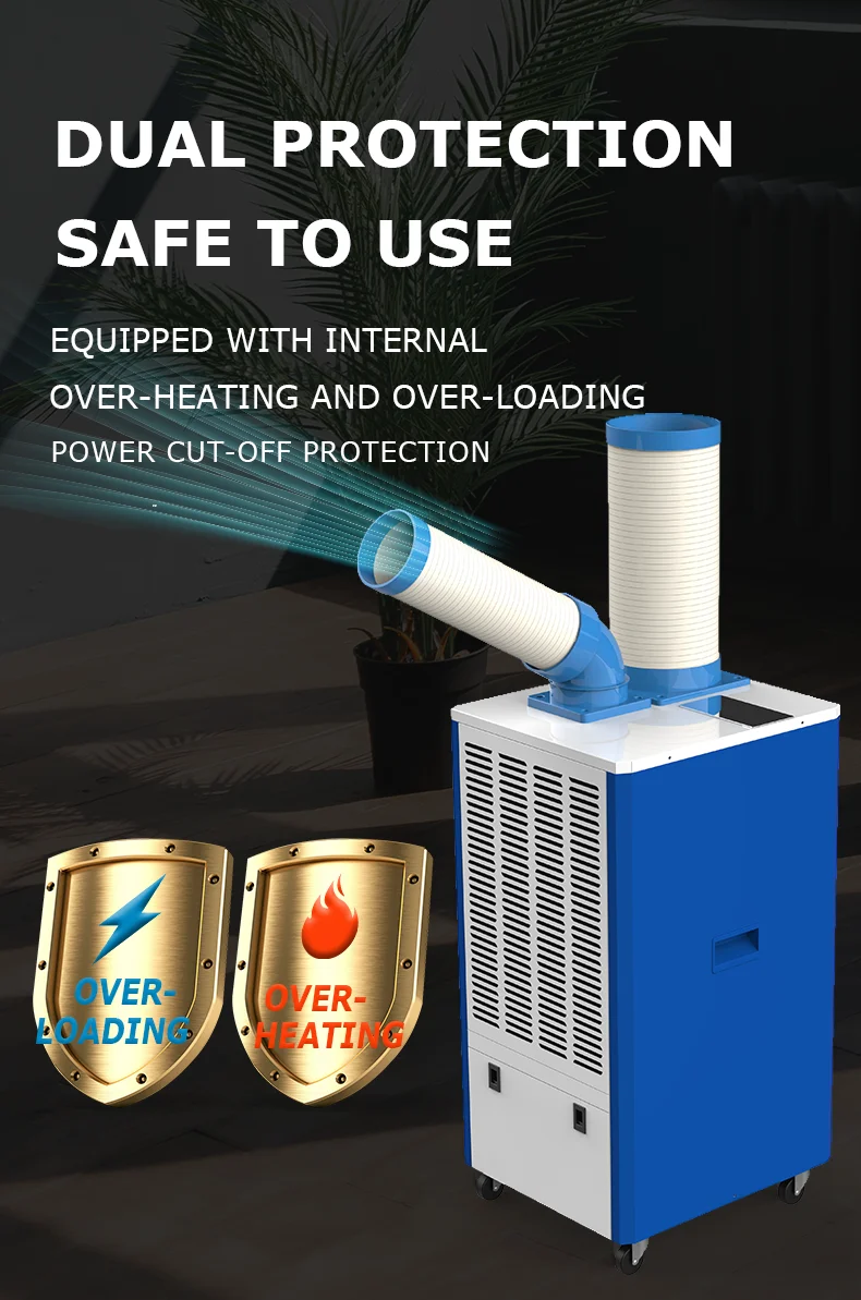 Industrial Mobile Air Conditioner for Workshops, Multi-Refrigerant - detail 18