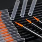Thin Custom Brush Eyebrow Fine Tip Thin Custom Logo Makeup Nylon Disposable Eyeliner Wand