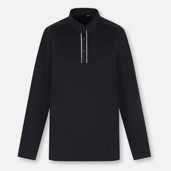 Autumn Winter Wholesale Sublimation Tshirt Mens Women's Custom Logo Printing Embroidery Long Sleeve Plain Work Golf Polo Shirt