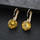 Brass Earring Brass 2021 New Style Ladies Luxury Diamond Brass Gold Stud Earring