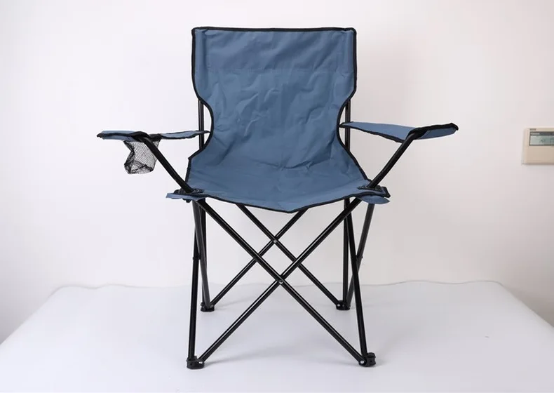 Portable Folding Heated Outdoor Foldable Camping Beach Fishing Chairs with Padded Hard Armrest