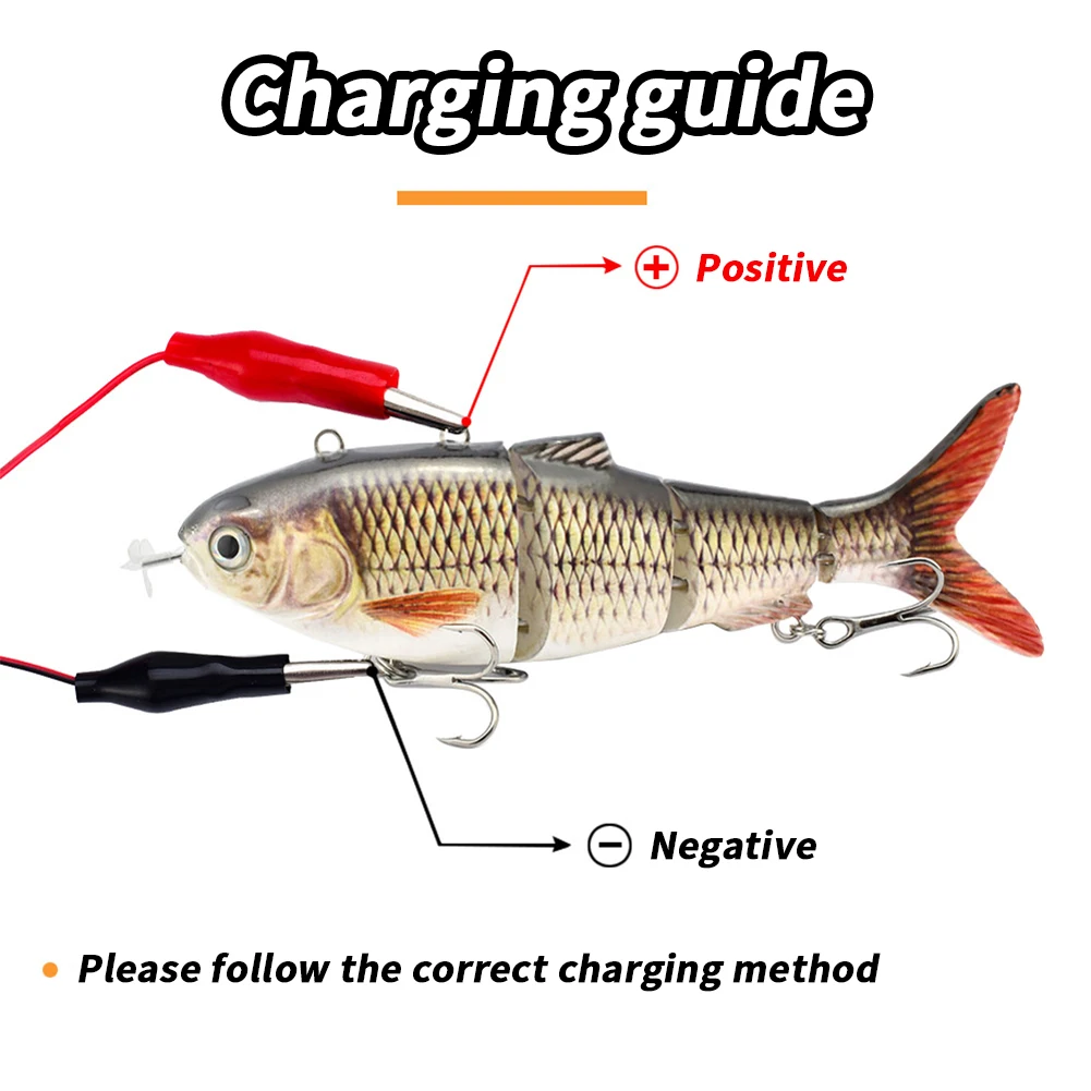 Electric Lure Bait Robotic Swimming Wobbler Fishing Lures For 4-Segement swimbait USB Rechargeable Flashing LED lures.jpg