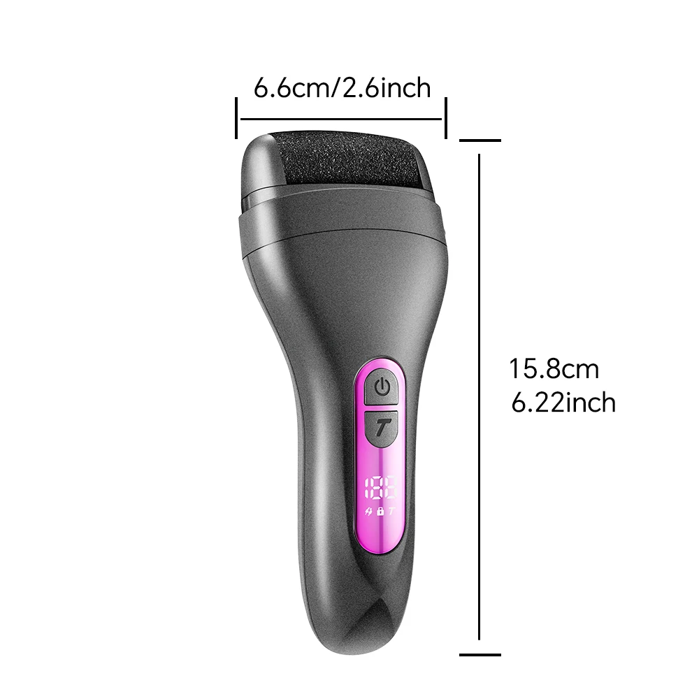High-Efficiency Electric Foot Grinder Smoother Rechargeable Callus Eliminator for Car Application manufacture