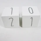 Wooden Calendar Wood Calendar Wooden Desktop Calendar Desktop Block Decoration Small Calendar For Baby Gift