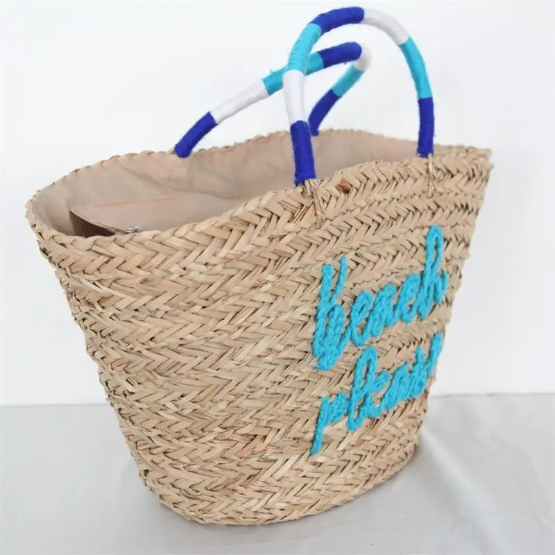 Straw Bag  Customized summer beach bag