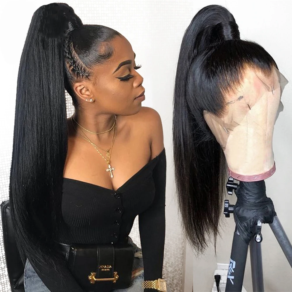 Wholesale 360 Lace Frontal Human Hair Wigs,Brazilian 360 Lace Frontal Wig,Raw Cheap 360 Guangzhou Wigs For Black Women