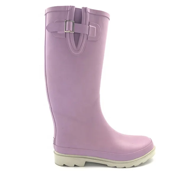 Women's Wellington Boots Ladies Purple 