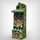 High Quality Corrugated Retail Kids Toys Cardboard Floor Display Shelf