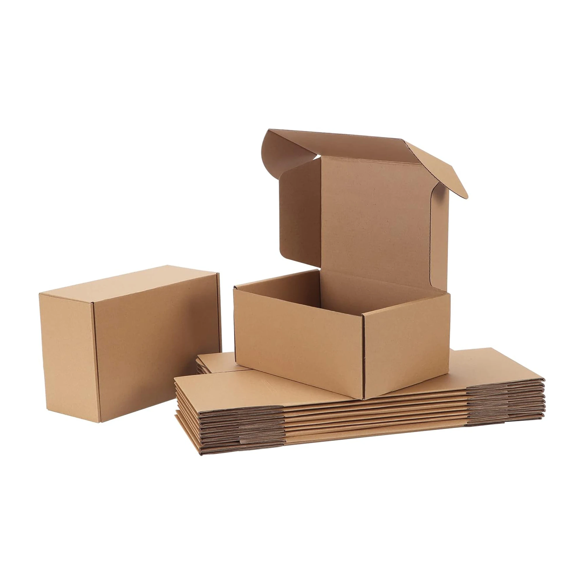 Custom Eco-Friendly Corrugated Board for Merchandise Packaging Boxes Mailing Bags Matte Customizable Dimensions manufacture