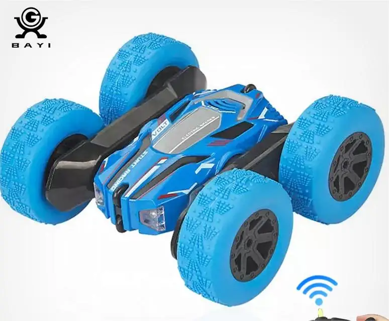 2.4G RC Drift 4WD Toy Stunt Off-Road Double Sided Remote Control Stunt Car 360 Rolling Remote Control Car Children Toys