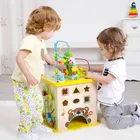 Toys Educational Baby Wood Toy 2020 New Wooden Activity Cube Toys For Child To Learning Educational Toys